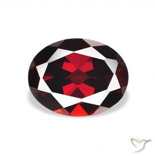 2.41ct Naturel Rouge sang profond Grenat Almandin, ovale, VS