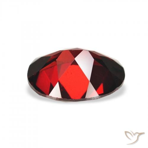 Grenat Almandin Rouge foncé naturelle ovale, 2.14 ct, VS