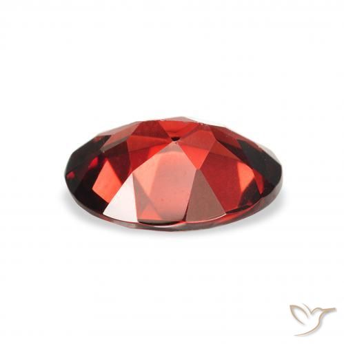 Grenat Almandin Rouge foncé naturelle ovale, 1.86 ct, VS