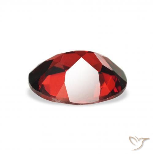 Grenat Almandin Rouge foncé naturelle ovale, 2.04 ct, VS