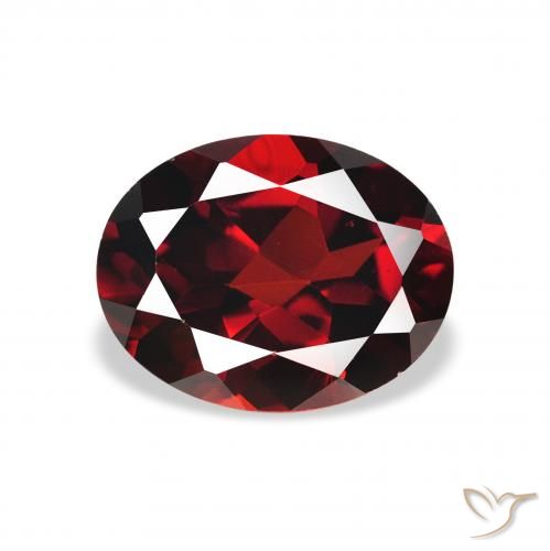 2.46ct Naturel Rouge foncé Grenat Almandin, ovale, VS
