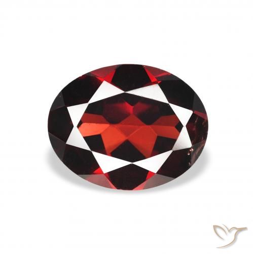 1.81ct Naturel Rouge sang profond Grenat Almandin, ovale, VS