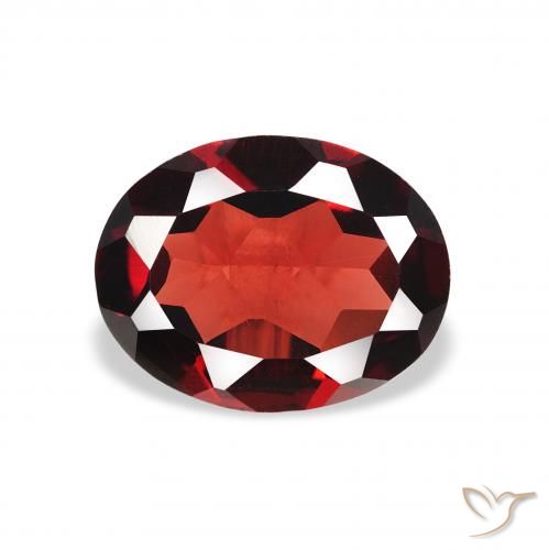 1.72ct Naturel Rouge foncé Grenat Almandin, ovale, VVS-VS