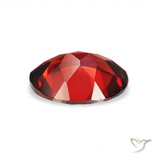 Grenat Almandin Rouge foncé naturelle ovale, 2.06 ct, VVS-VS