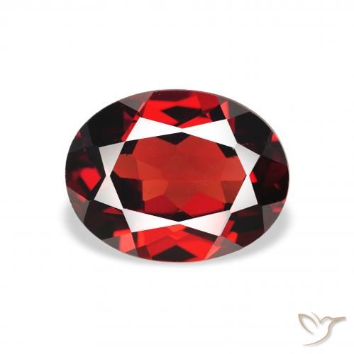 1.94ct Naturel Rouge foncé Grenat Almandin, ovale, VVS-VS