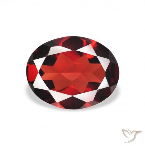 1.79ct Naturel Rouge foncé Grenat Almandin, ovale, VVS-VS