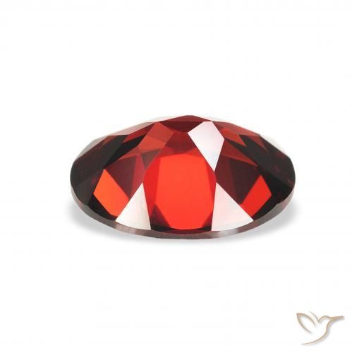 Grenat Almandin Rouge foncé naturelle ovale, 1.99 ct, VVS-VS