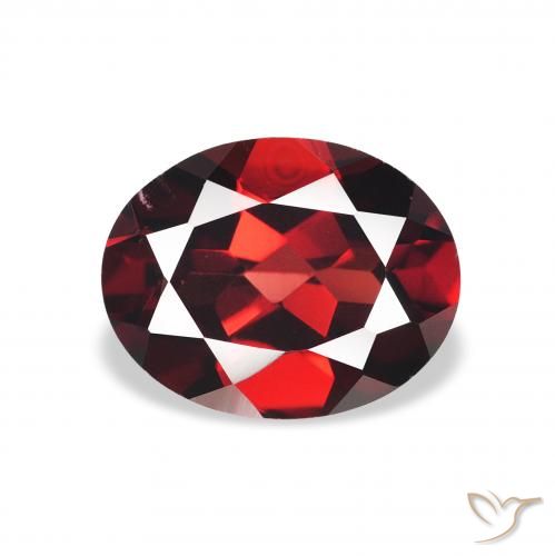 2.19ct Naturel Rouge foncé Grenat Almandin, ovale, VS