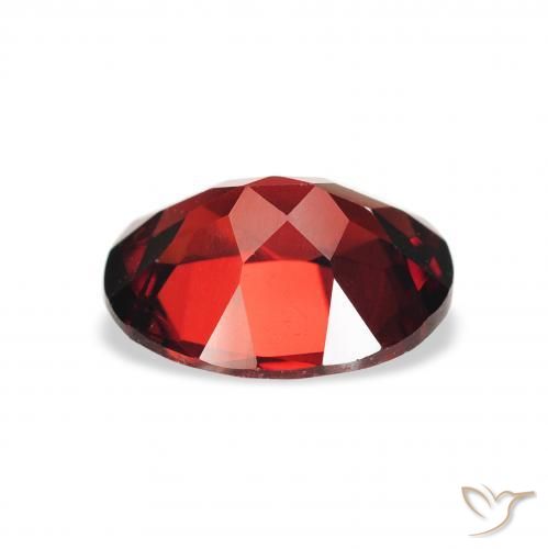 Grenat Almandin Rouge foncé naturelle ovale, 2.19 ct, VS