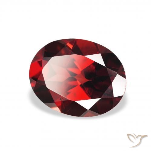 Grenat Almandin Rouge foncé naturelle ovale, 2.21 ct, VS
