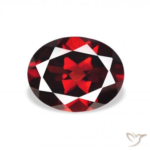 2.23ct Naturel Rouge foncé Grenat Almandin, ovale, VVS-VS