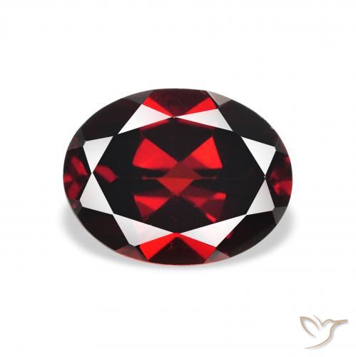 2.27ct Naturel Rouge foncé Grenat Almandin, ovale, VVS-VS