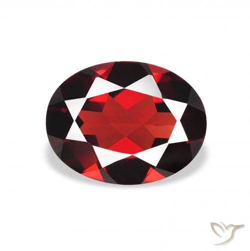 1.92ct Naturel Rouge sang profond Grenat Almandin, ovale, VS