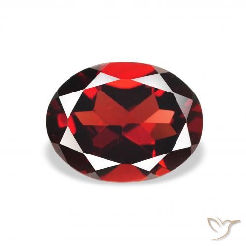 1.99ct Naturel Rouge foncé Grenat Almandin, ovale, VS