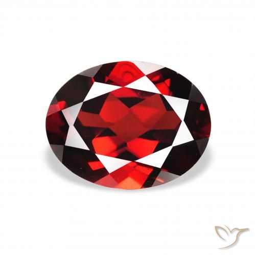 2.38ct Naturel Rouge sang profond Grenat Almandin, ovale, VS