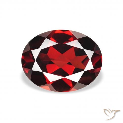 2.15ct Naturel Rouge sang profond Grenat Almandin, ovale, VS
