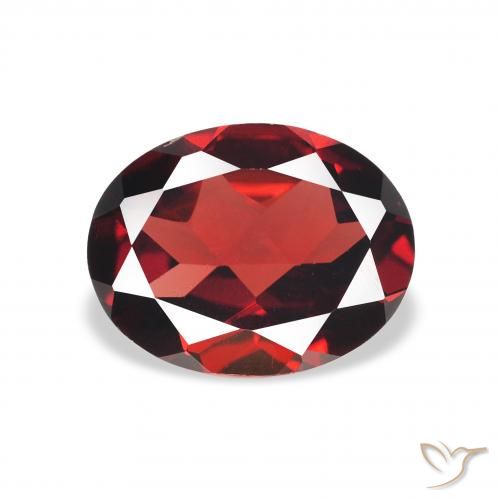 1.98ct Naturel Rouge foncé Grenat Almandin, ovale, VVS-VS