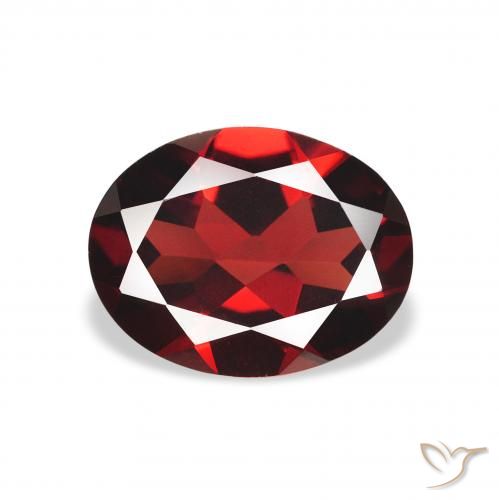 2.01ct Naturel Rouge foncé Grenat Almandin, ovale, VVS-VS