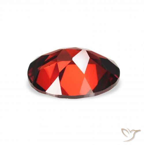 Grenat Almandin Rouge foncé naturelle ovale, 2.15 ct, VVS-VS