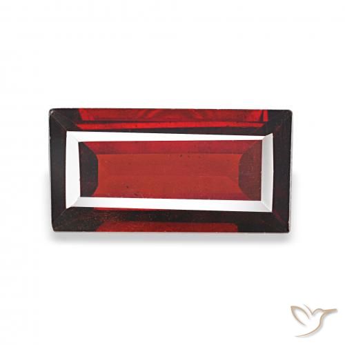 1.85ct Rouge Sangria Grenat Almandin, Baquette, VS