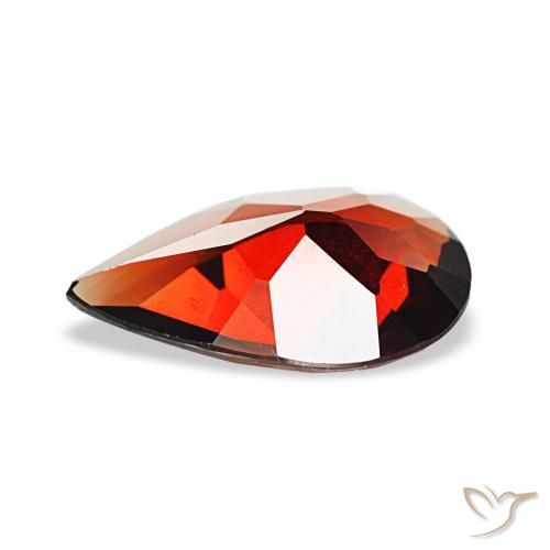 Grenat Almandin Rouge foncé naturelle En forme de poire, 2.04 ct, VVS
