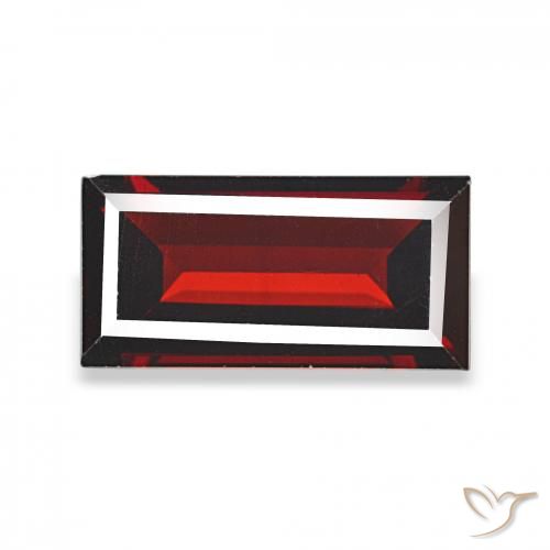 1.82ct Rouge foncé Grenat Almandin, Baquette, VVS-VS