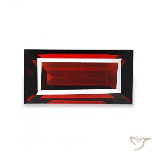 1.92ct Rouge foncé Grenat Almandin, Baquette, VVS