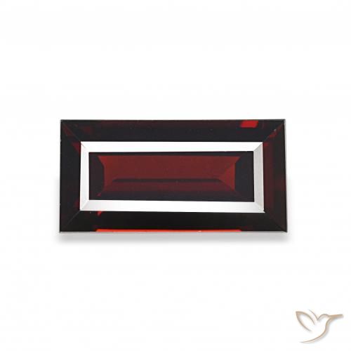 2.12ct Rouge foncé Grenat Almandin, Baquette, VVS
