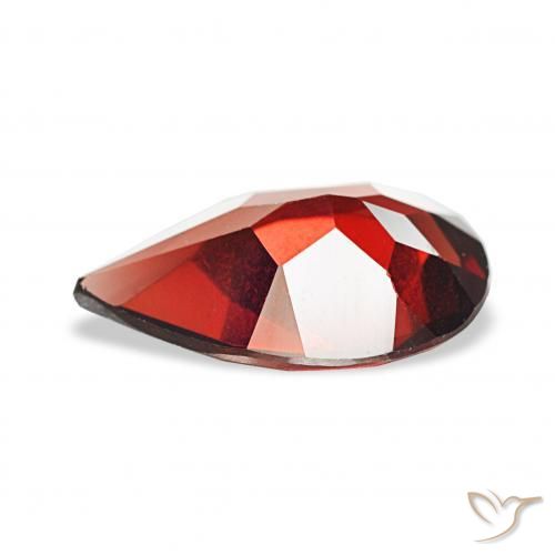 Grenat Almandin Rouge foncé naturelle En forme de poire, 2.71 ct, VVS