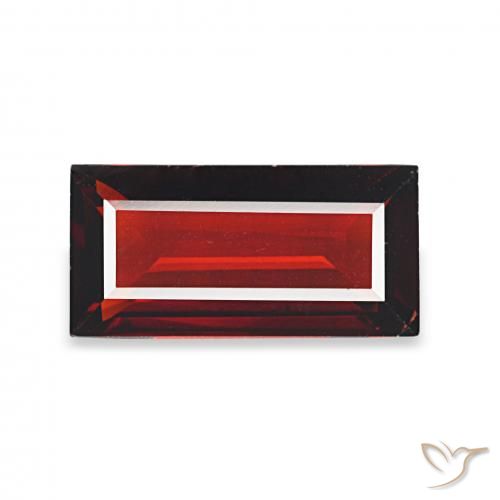 1.65ct Rouge foncé Grenat Almandin, Baquette, VS