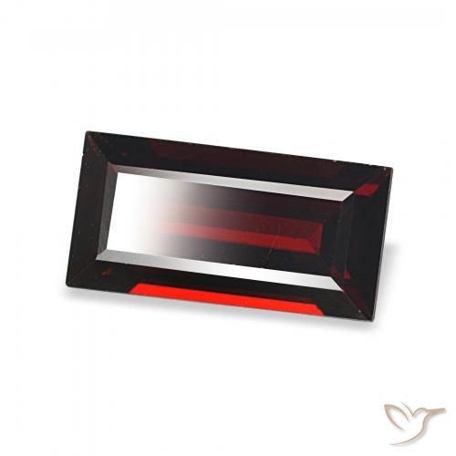Grenat Almandin Rouge foncé naturelle Baquette, 1.98 ct, VVS-VS