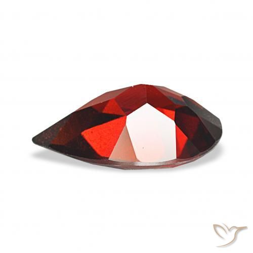 Grenat Almandin Rouge foncé naturelle En forme de poire, 2.93 ct, VS