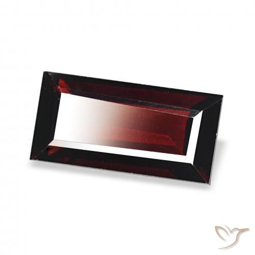 Grenat Almandin Rouge sang profond naturelle Baquette, 2.07 ct, VVS-VS