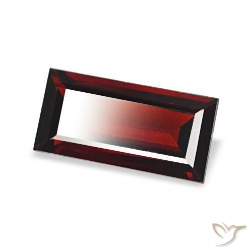 Grenat Almandin Rouge sang profond naturelle Baquette, 1.56 ct, VVS
