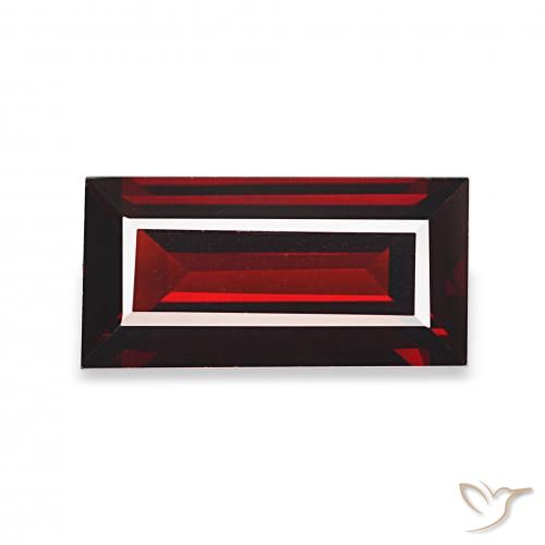 1.84ct Rouge foncé Grenat Almandin, Baquette, VVS
