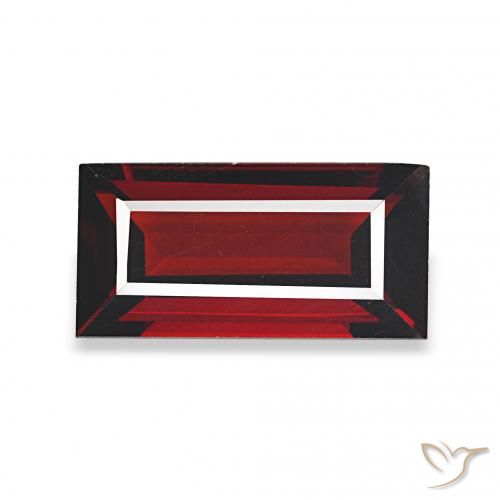 1.82ct Rouge foncé Grenat Almandin, Baquette, VVS-VS