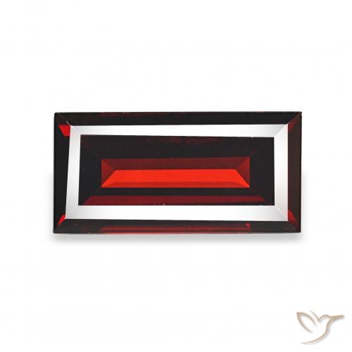 1.72ct Rouge foncé Grenat Almandin, Baquette, VVS