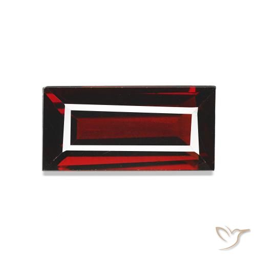 Grenat Almandin Rouge foncé naturelle Baquette, 1.71 ct, VVS