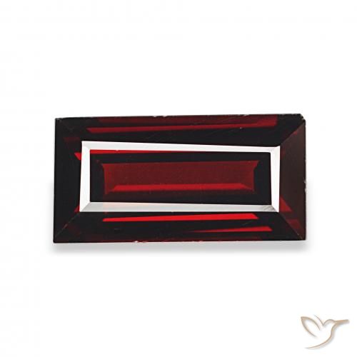 2.08ct Rouge foncé Grenat Almandin, Baquette, VVS