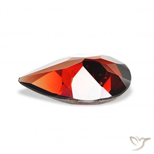 Grenat Almandin Rouge moyen naturelle En forme de poire, 2.56 ct, VS