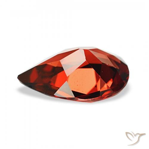 Grenat Almandin Rouge foncé naturelle En forme de poire, 2.51 ct, VS