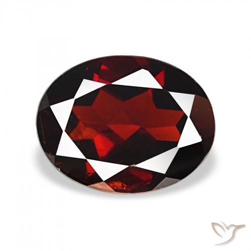 2.02ct Rouge foncé Grenat Almandin Pierres précieuses, ovale, VS