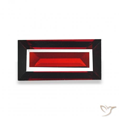 1.67ct Rouge foncé Grenat Almandin, Baquette, VVS
