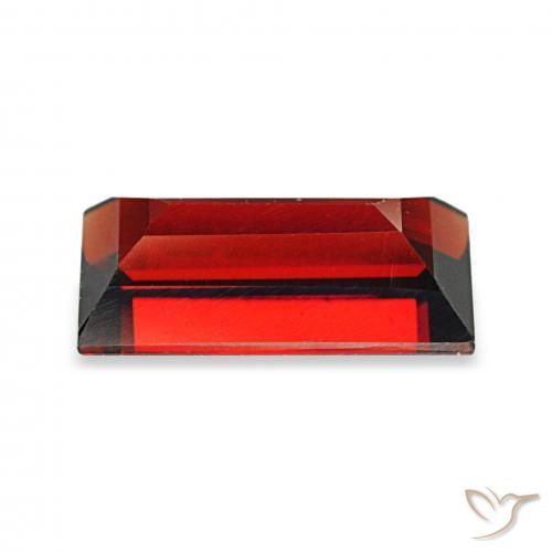 Grenat Almandin Rouge foncé naturelle Baquette, 2.05 ct, VVS