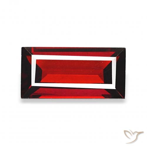 1.82ct Rouge foncé Grenat Almandin, Baquette, VVS