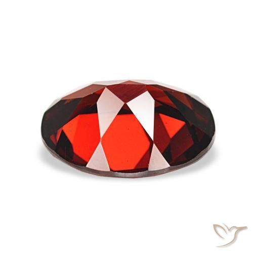 Grenat Almandin Rouge sang profond naturelle ovale, 2.66 ct, VVS