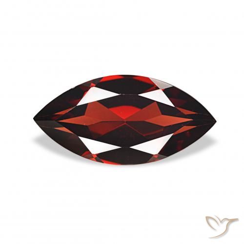 2.06ct Rouge foncé Grenat Almandin Pierres précieuses, Marquise, VVS