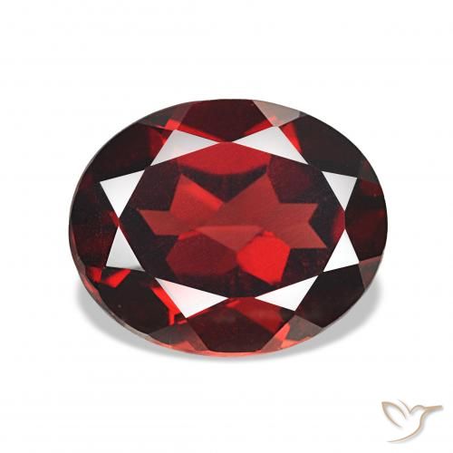 4.42ct Rouge foncé Grenat Almandin Pierres précieuses, ovale, VVS