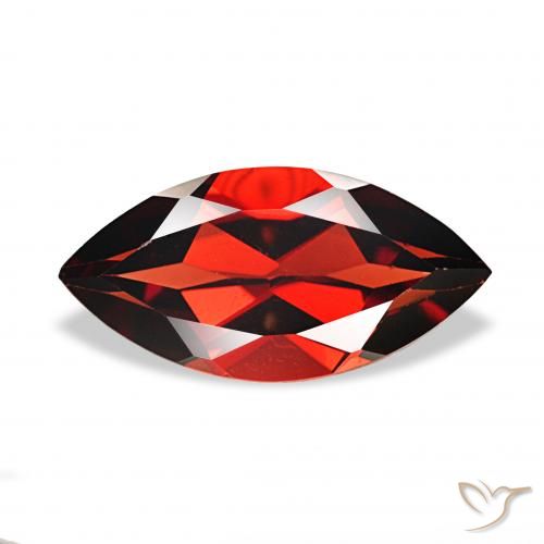 2.09ct Rouge foncé Grenat Almandin Pierres précieuses, Marquise, VVS-VS