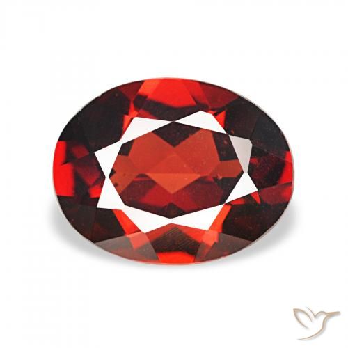 1.72ct Rouge foncé Grenat Almandin, ovale, VVS-VS